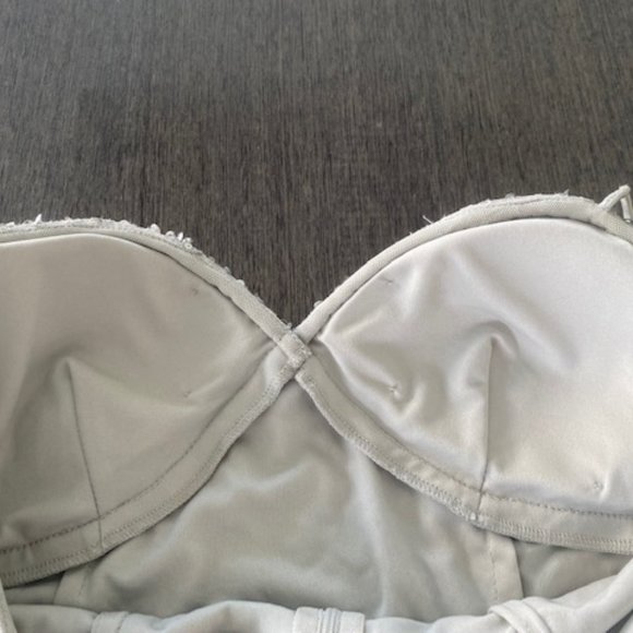 Aidan Mattox Icy silver blue sequin sheath slip dress from Bloomingdale's NWT - Picture 10 of 15